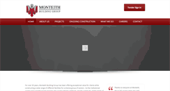 Desktop Screenshot of monteithbuild.com